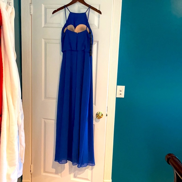 Blue bridesmaids dress - Picture 3 of 4